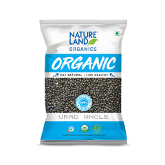 Natureland - Organic Urad Whole 500 Gm