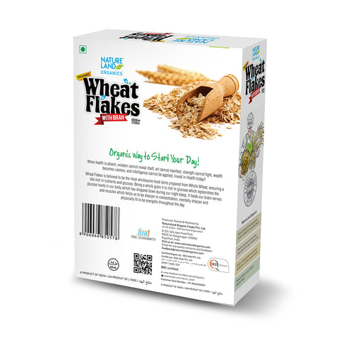 Natureland - Organic Wheat Flakes 250 Gm