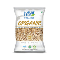 Natureland - Organic White Peas - 500 GM