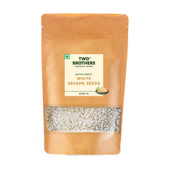 Two Brothers Organic Farms - White Sesame seeds - 200 Gm