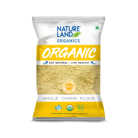 Natureland - Organic Whole Chana Flour 500 Gm